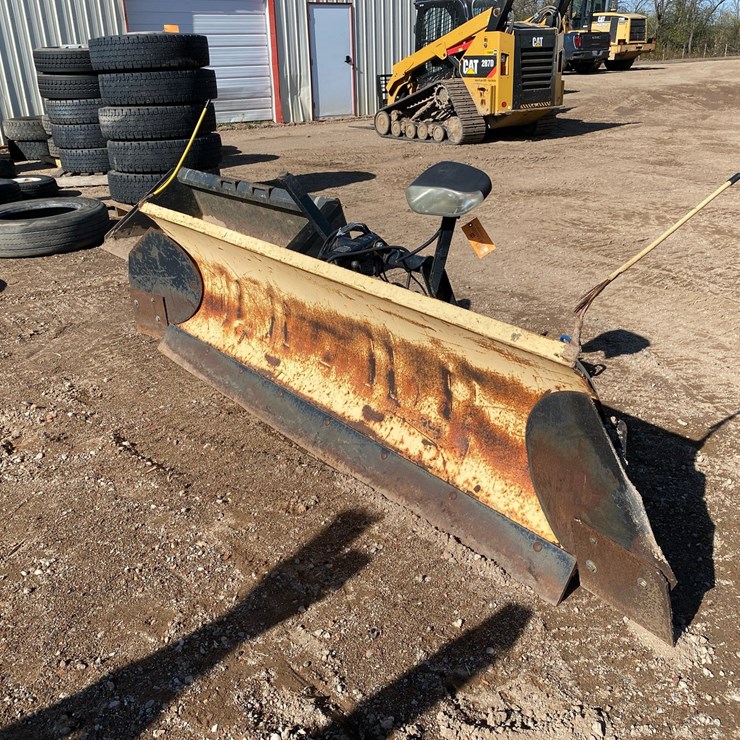 #6983 • MD II Truck Mount Snowplow with Mounting Frame and Side Wings