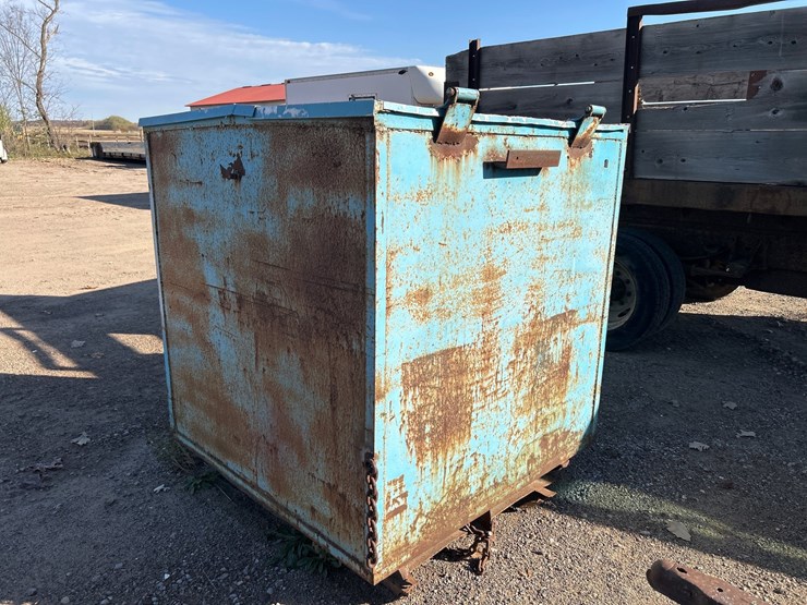 #6938-•-blue-steel-scrap-bin-with-hinged-lid-image-4