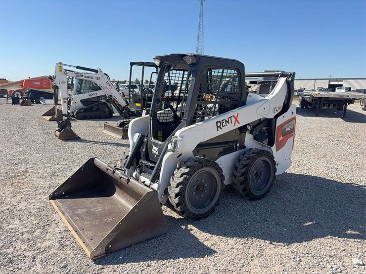 2020-bobcat-s64-wheeled-skid-steer,-991-hours,-quick-attach-hookup,-smooth-68”-bucket,-solid-tires,-s/n--b4sc11748-image-1