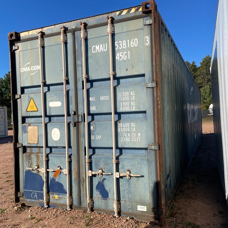 #3734 • 40' High Cube Storage Container