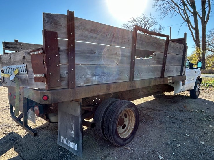 #6935-•-2000-ford-f-550-super-duty-stake-bed-dump-truck-(has-wi-title)-image-5