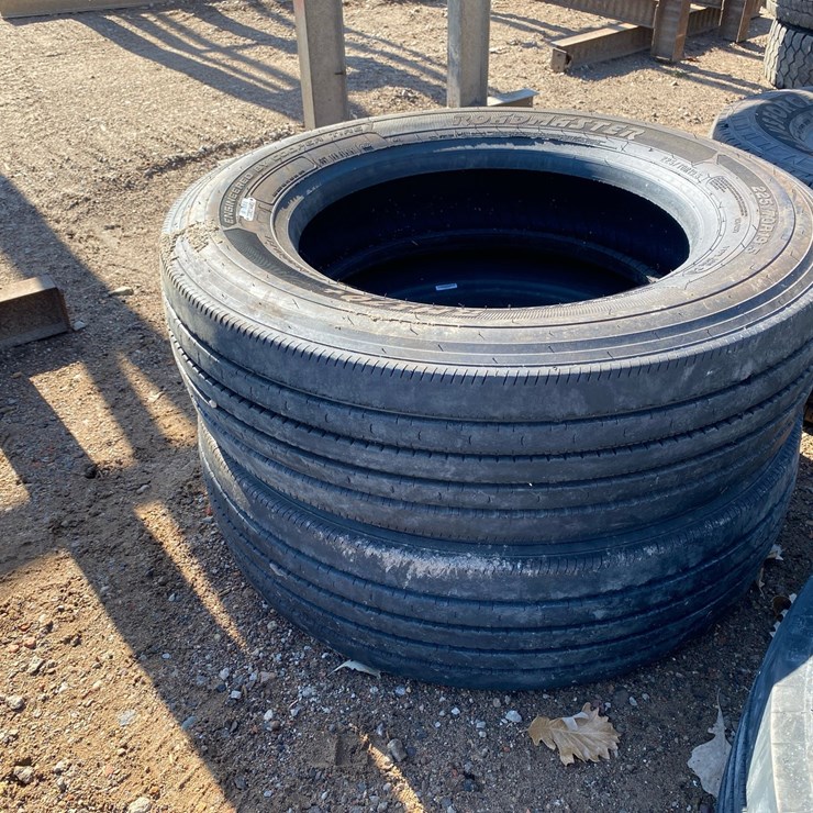 #6969 • (2) Roadmaster RM170+ 225/70R19.5 Commercial Truck Tires