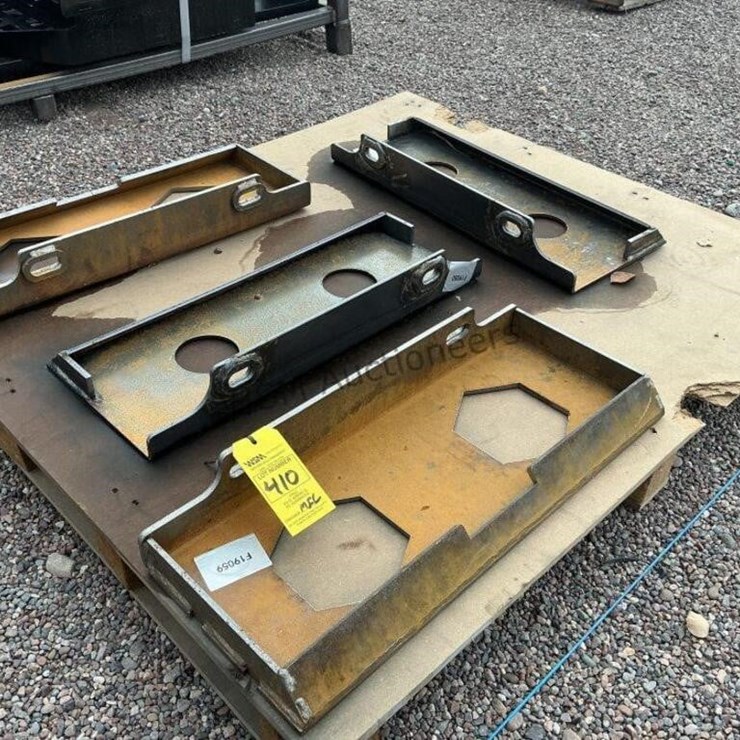 (3) STAND UP SKID STEER MOUNTING PLATES