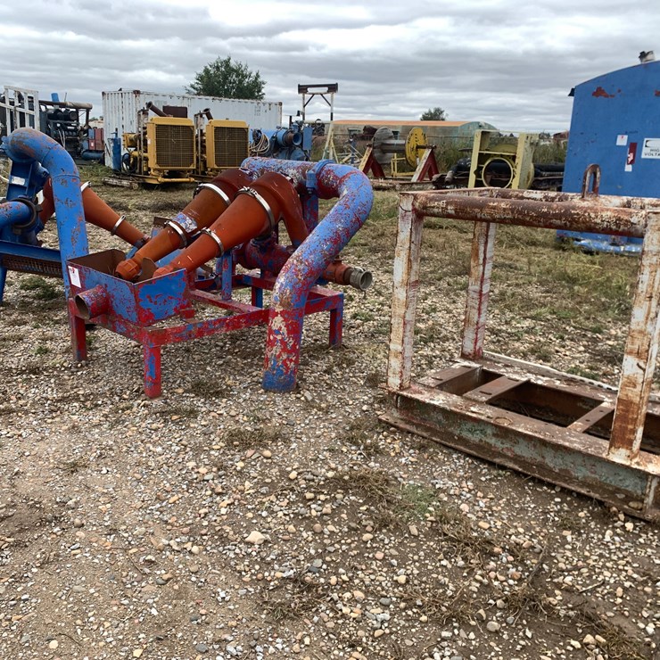 3-CONE DESILTER W/ STAND & MANIFOLD