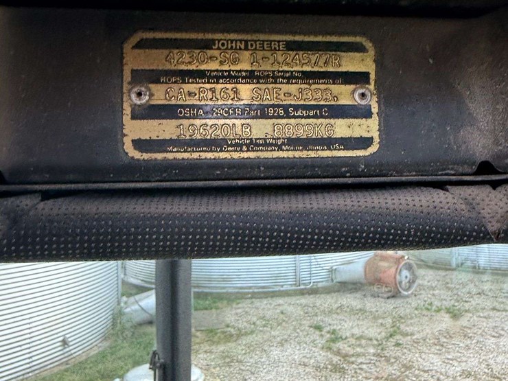 1977-john-deere-4230-tractor,-5,651-hours,-540-and-small-1000pto,-2-remotes,-18.4x34,-outside-rear-wheel-weights,-quad-range,-s/n--4230h039245r-image-16