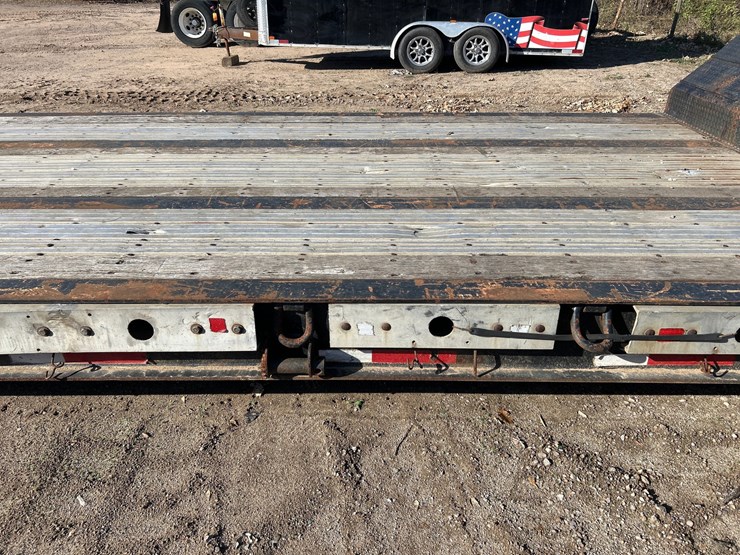 #6917-•-2005-xl-60-mfg-tandem-axle-detachable-gooseneck-lowboy-semi-trailer-(has-wi-title)-image-9