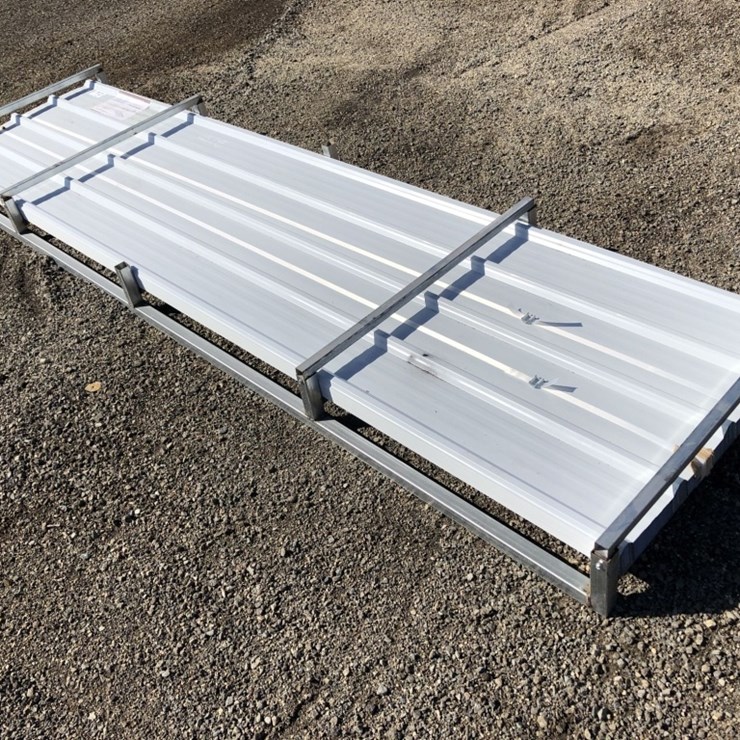 (80) Unused Aboss 12ft x 3ft Metal Roof Panels.