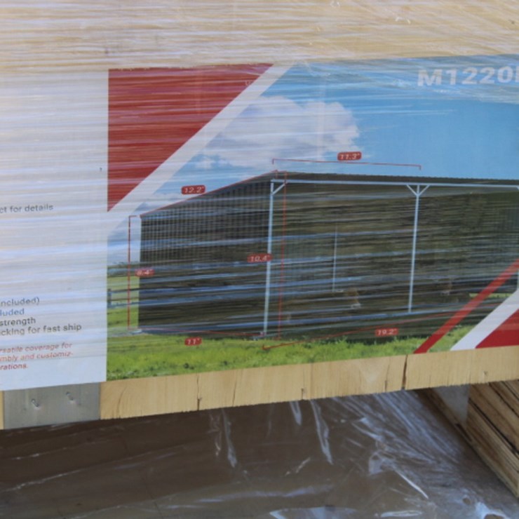 #559 • Galvanized Metal Livestock Shed
