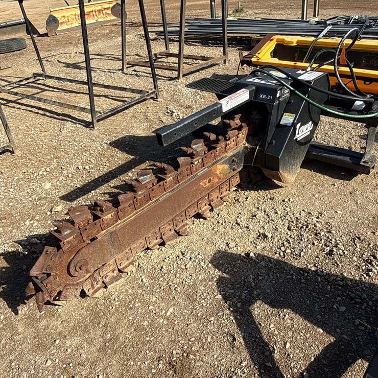 #6942 • Lowe XR21 Skid Steer Trencher Attachment