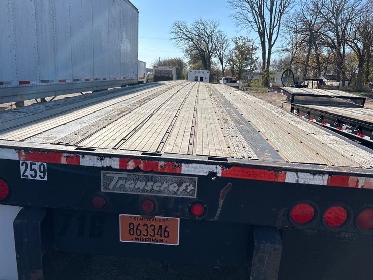 #6915-•-2010-transcraft-tl-2000h-48'-flatbed-trailer-(wi-title-in-delay)-image-14