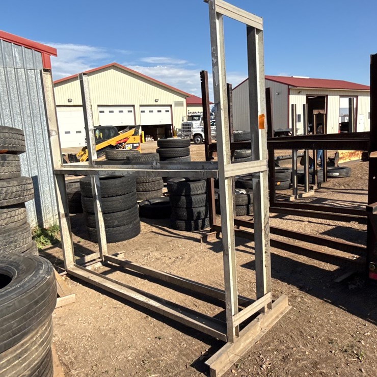 #6956 • Shop Made Aluminum Tire Rack
