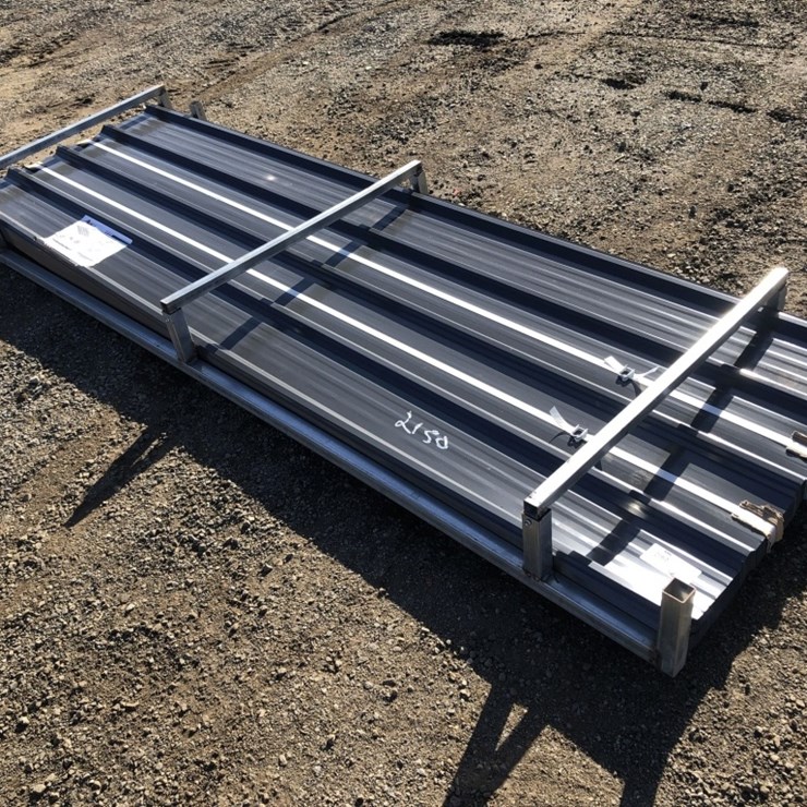 (100) Unused Aboss 10ft x 3ft Metal Roof Panels.