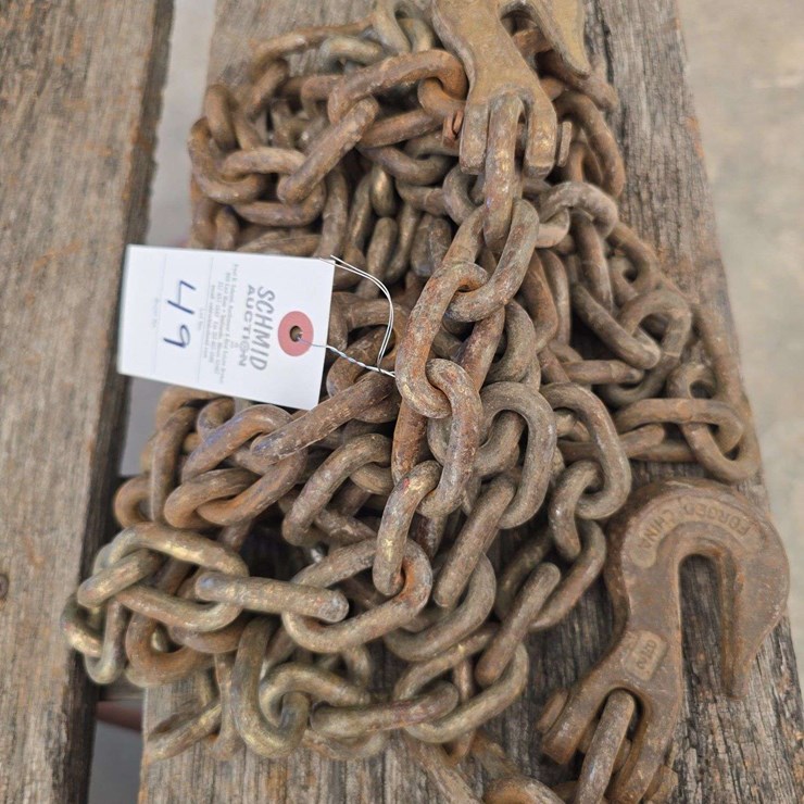 Chain with 5/16 & 3/8 hooks