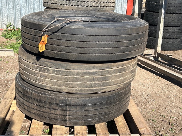 #6957-•-(3)-continental-hsr-11-r-22.5-commercial-truck-tires-image-2