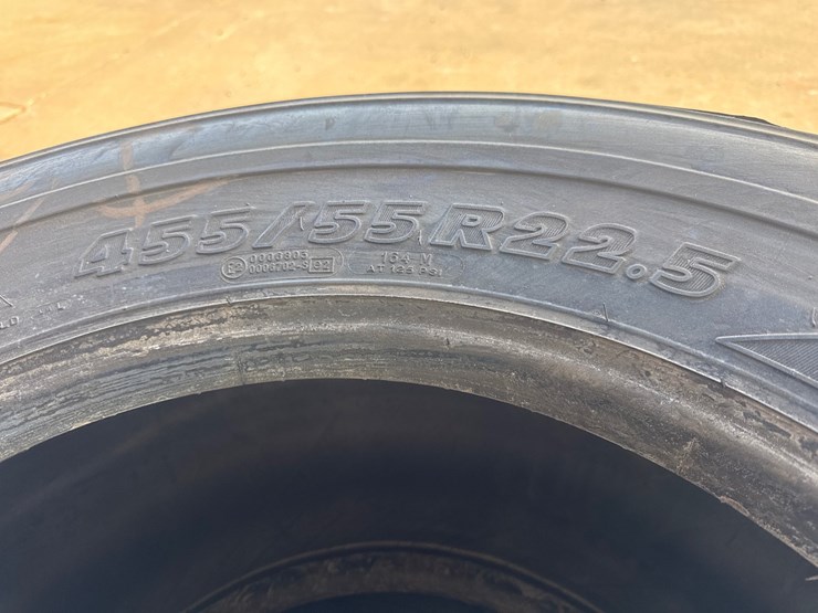 #6988-•-(3)-michelin-x-one-455/55r22.5-commercial-truck-tires-image-6