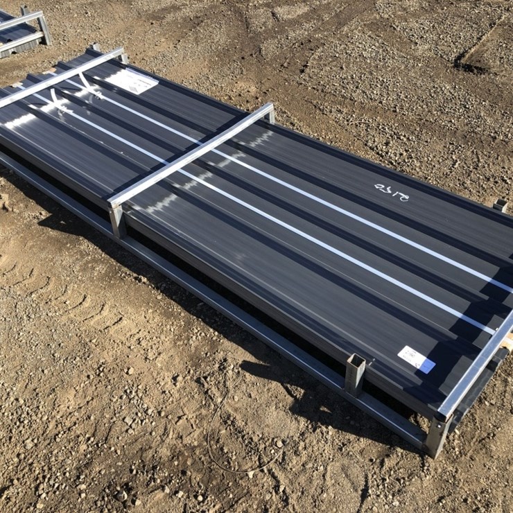 (100) Unused Aboss 10ft x 3ft Metal Roof Panels.