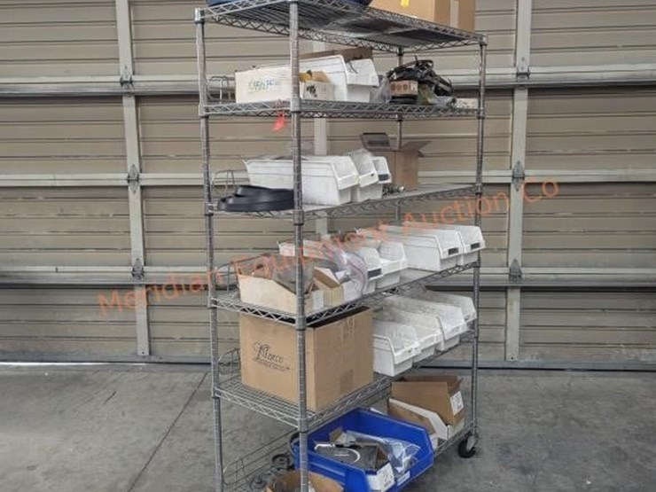 wire-rolling-rack-w/-assorted-shop-supplies-image-8