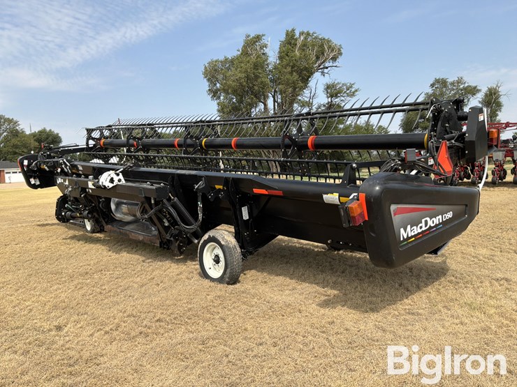 2010-macdon-d50-draper-head-w/header-transport-&-milo-fingers-image-5