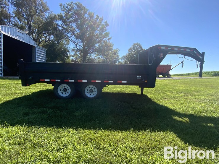 2007-pj-d8142-96"-x-14'-t/a-gooseneck-deckover-dump-trailer-image-4