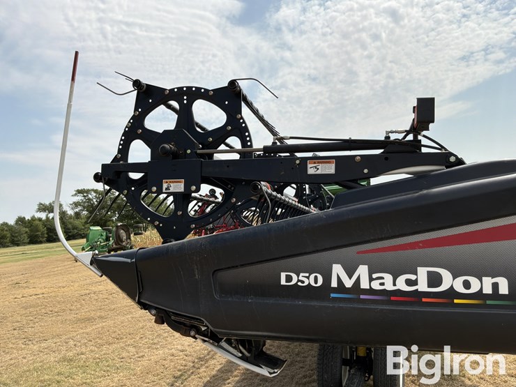 2010-macdon-d50-draper-head-w/header-transport-&-milo-fingers-image-9