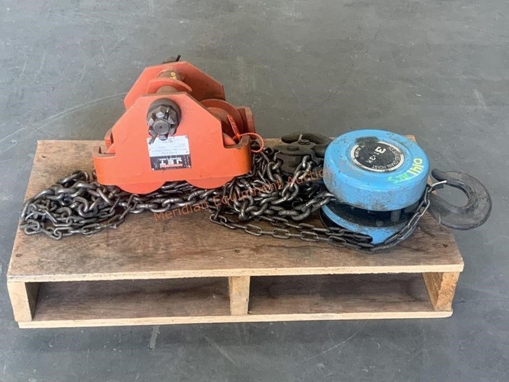 hs-3t-chain-hoist-w/-jet-trolley-image-1