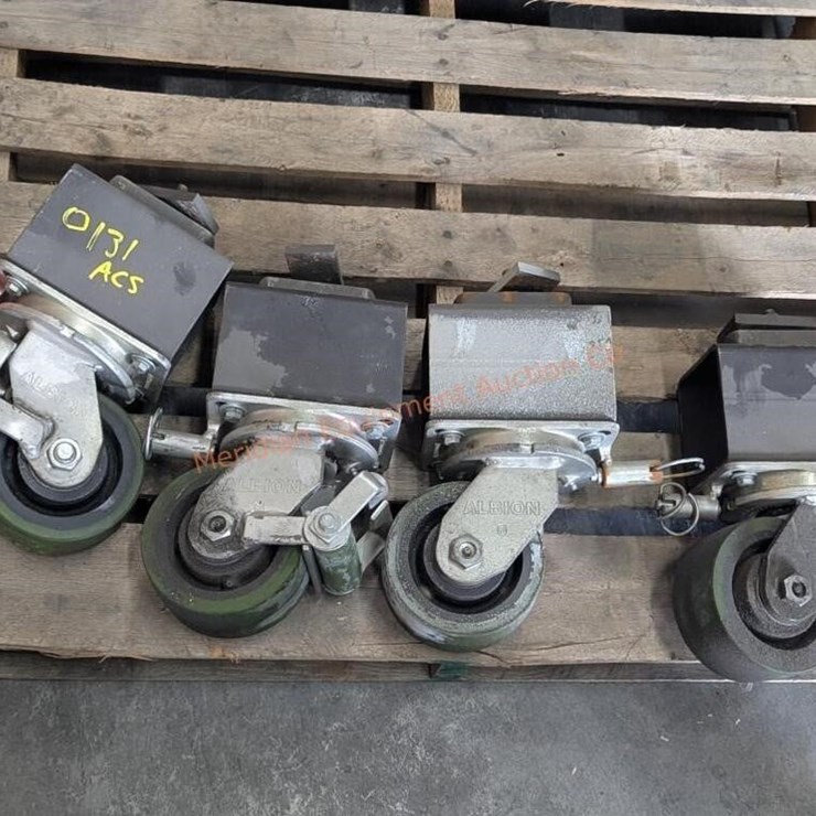 6" HD Albion Caster Wheels w/ SB Container Locks