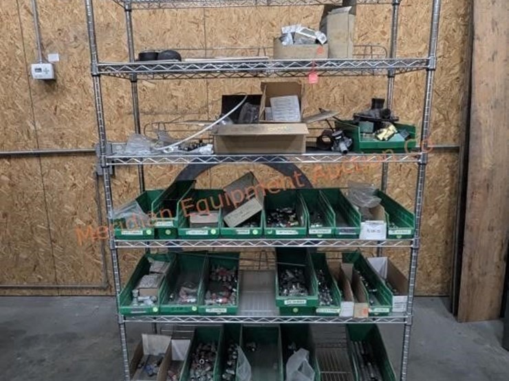 wire-rack-w/-assorted-shop-supplies-image-1