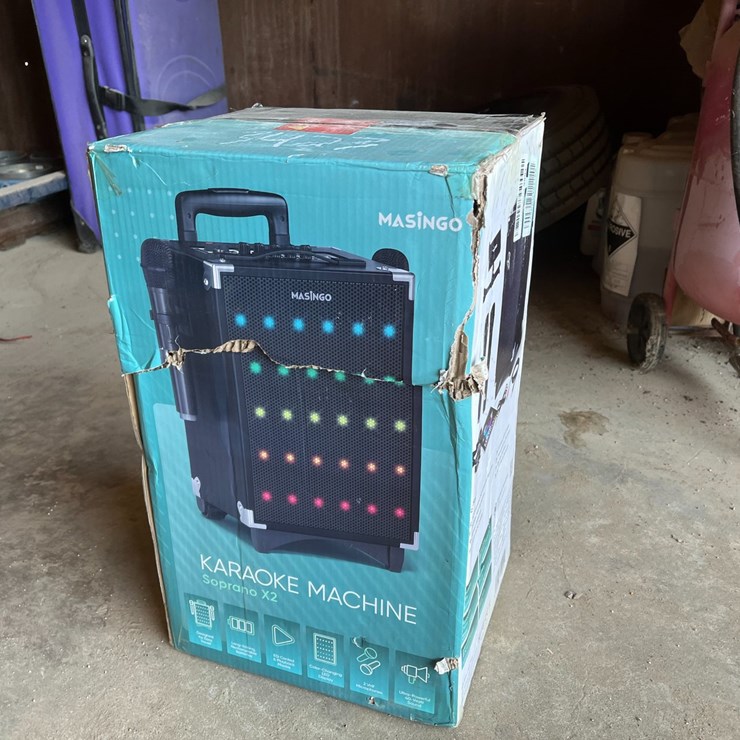 #3423 • Masingo Karaoke Machine Soprano X2