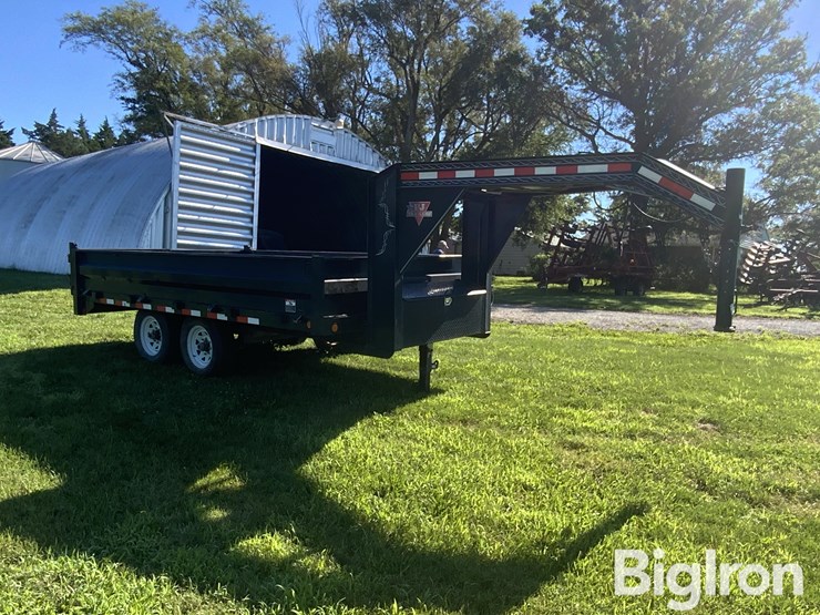 2007-pj-d8142-96"-x-14'-t/a-gooseneck-deckover-dump-trailer-image-3