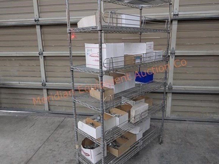 wire-rolling-rack-w/-assorted-electrical-parts-image-7