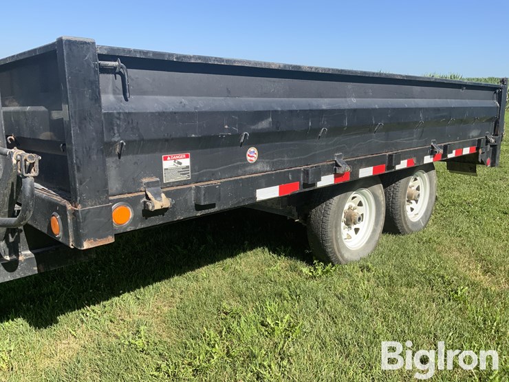 2007-pj-d8142-96"-x-14'-t/a-gooseneck-deckover-dump-trailer-image-20