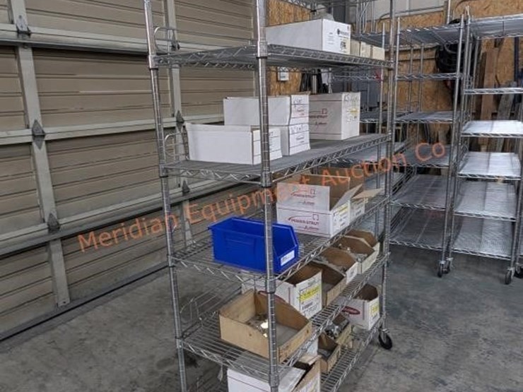 wire-rolling-rack-w/-assorted-electrical-parts-image-3