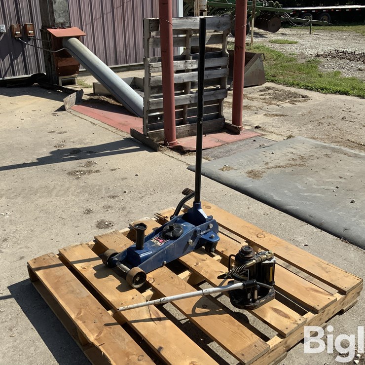 Air Actuated Bottle & Manual Hydraulic Floor Jacks