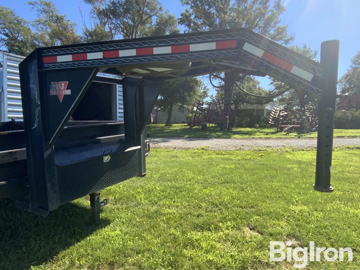 2007-pj-d8142-96"-x-14'-t/a-gooseneck-deckover-dump-trailer-image-12