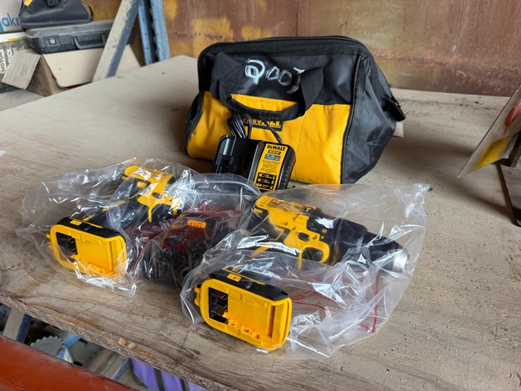 #2007-•-dewalt-1/4"-impact-driver-and-1/2"-hammerdrill-w/-chargers-and-batteries-image-2