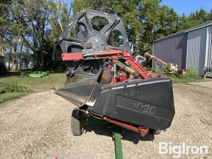 1990-case-ih-1020-16.5'-flex-platform-w/trailer-image-8
