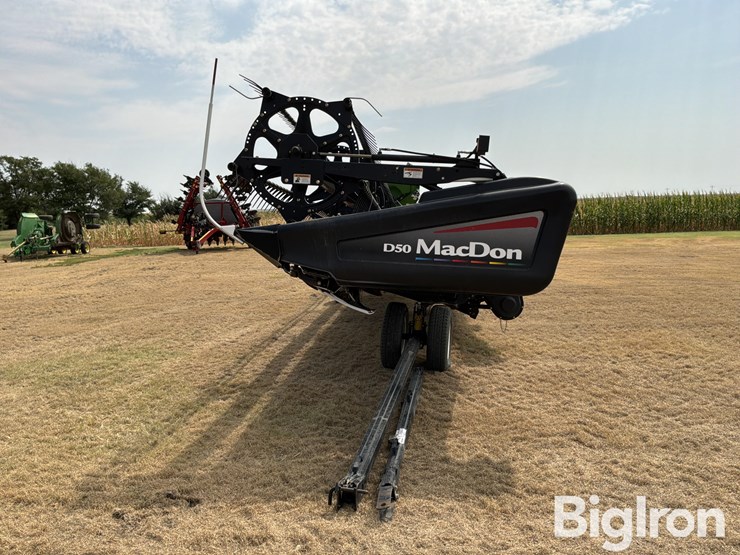 2010-macdon-d50-draper-head-w/header-transport-&-milo-fingers-image-8