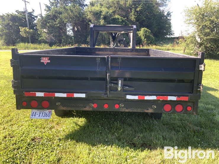 2007-pj-d8142-96"-x-14'-t/a-gooseneck-deckover-dump-trailer-image-6