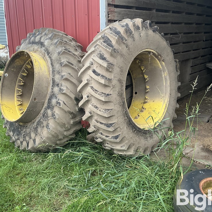 Firestone 18.4-38 Clamp On Dual Wheels & Tires
