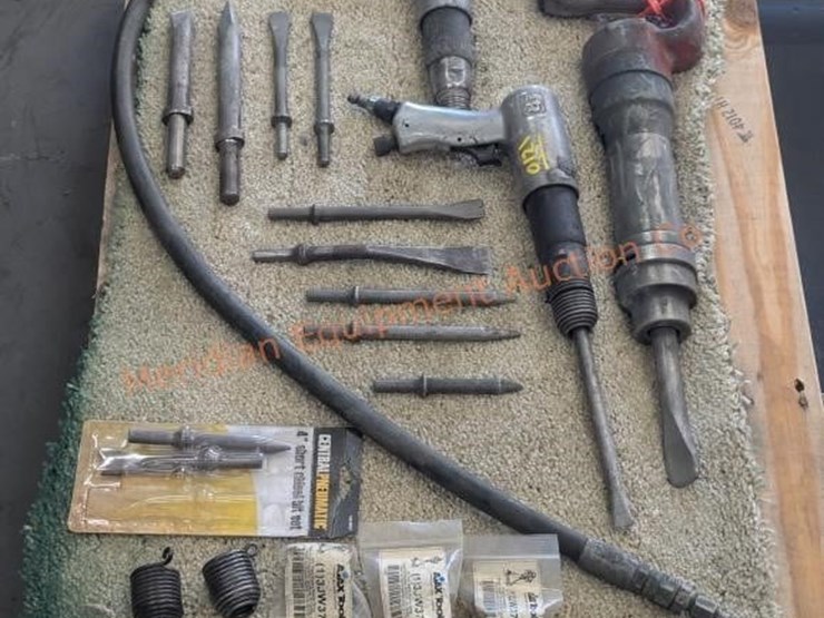 3--assorted-air-pneumatic-chisels-w/-accessories-image-2