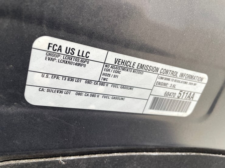 #1519-•-2020-chrysler-voyager-mini-van-(has-wi-title)-image-34
