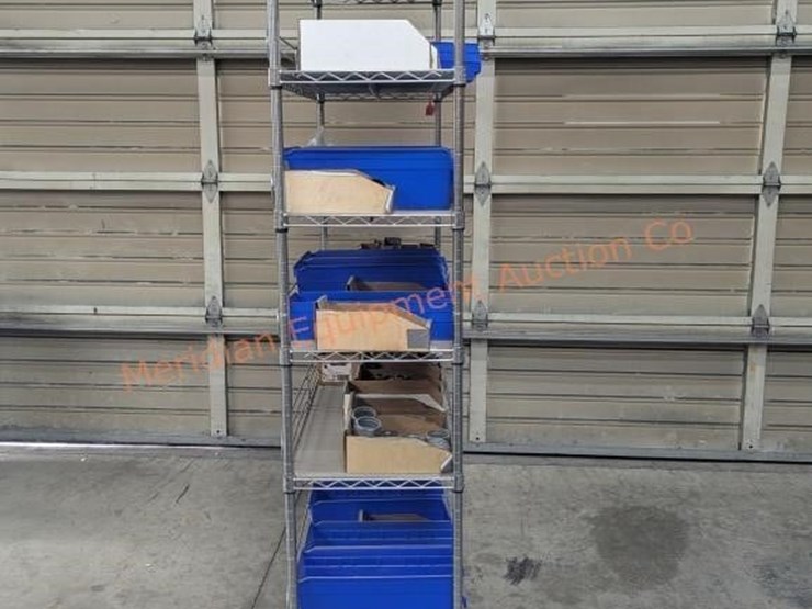 wire-rolling-rack-w/-assorted-electrical-parts-image-7