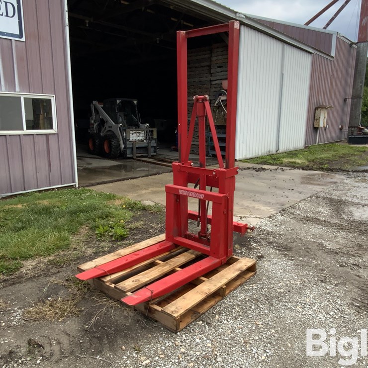 Westendorf 3-Pt Hydraulic Forklift Attachment