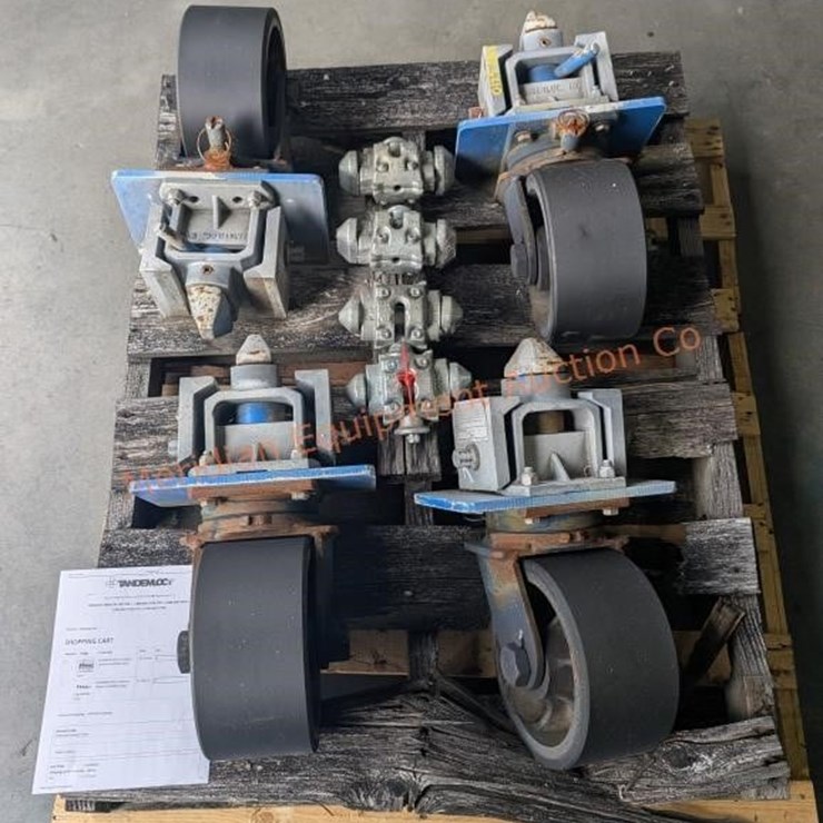 4- Tandemloc Container Casters w/ Locks