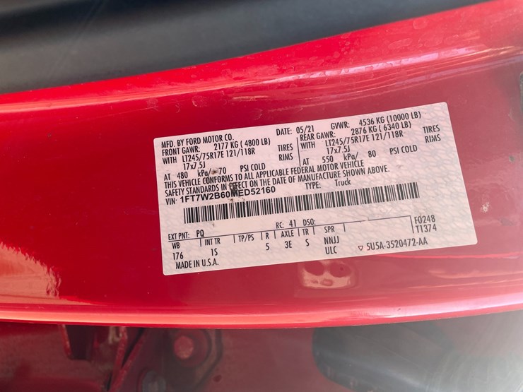 #1525-•-2021-ford-f-250-xl-pickup-truck-(has-wi-title)-image-22