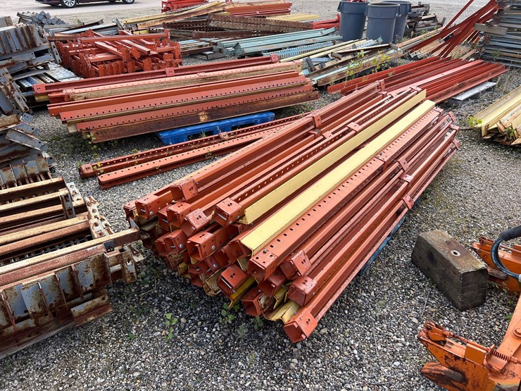 #2103-•-steel-pallet-racking-upright-frames,-cross-beams,-and-more-image-13