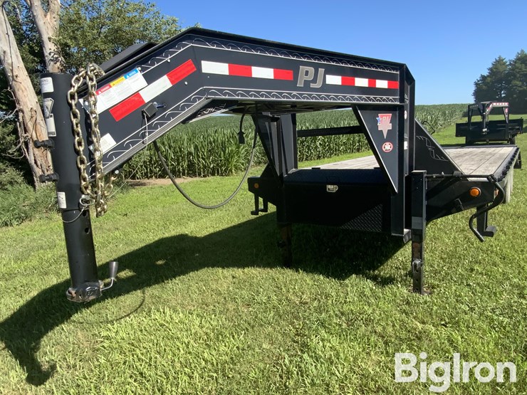 2013-pj-26'-low-pro-t/a-gooseneck-deckover-flatbed-trailer-image-10