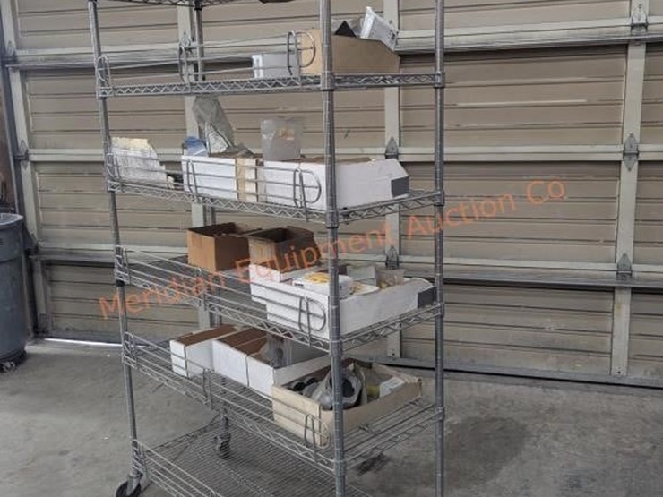 wire-rolling-rack-w/-assorted-shop-supplies-image-6