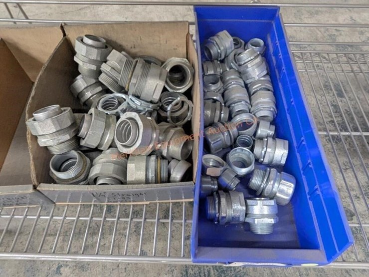 wire-rack-w/-asst-electrical-fittings-&-misc-parts-image-19