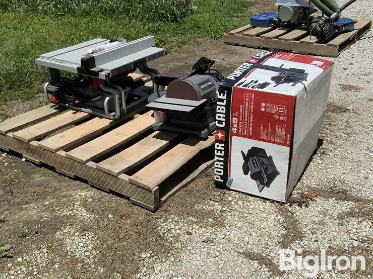 porter-cable-disc-sander-&-bosch-table-saw-image-1